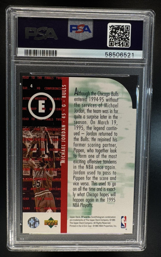 1994-95 SP Championship Michael Jordan #4 Die Cuts Bulls PSA 9