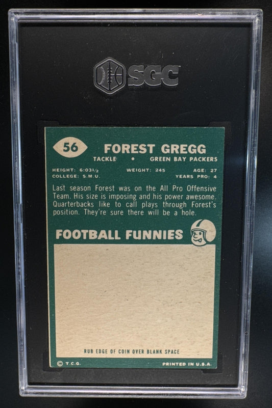 1960 Topps Forrest Gregg #56 SGC 3.5