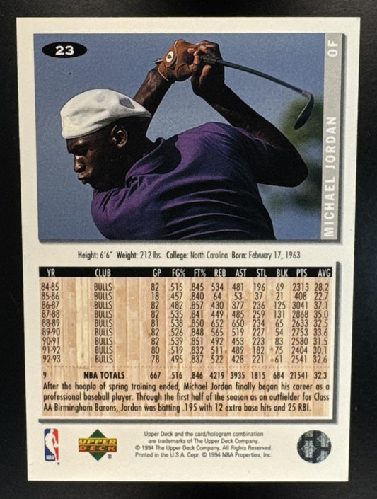 1994-95 Upper Deck Collector's Choice Michael Jordan #23