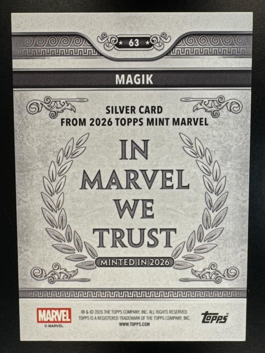 2026 Topps Mint Marvel Magik #63 Silver