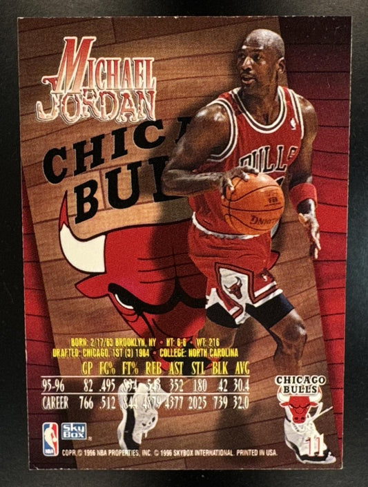 1996-97 Skybox Z-Force Michael Jordan #11 Bulls