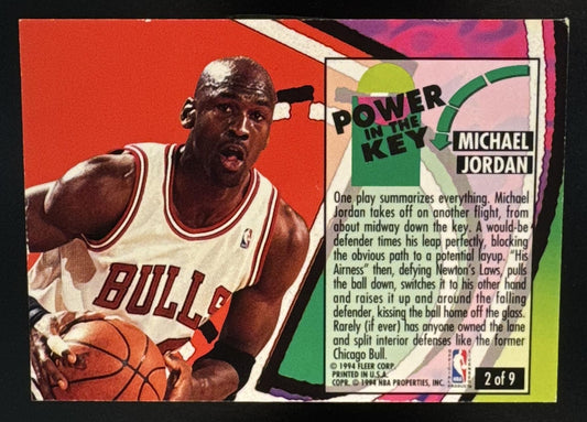1993-94 Fleer Ultra Michael Jordan #2 Power in the Key Bulls