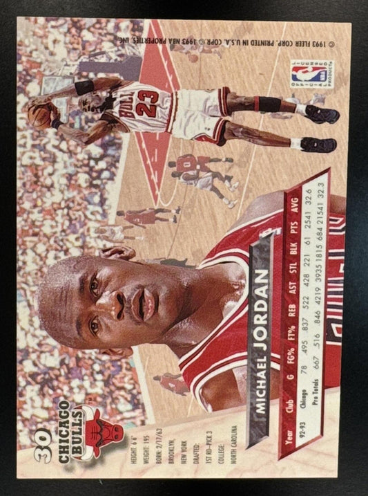 1993-94 Fleer Ultra Michael Jordan #30 Bulls