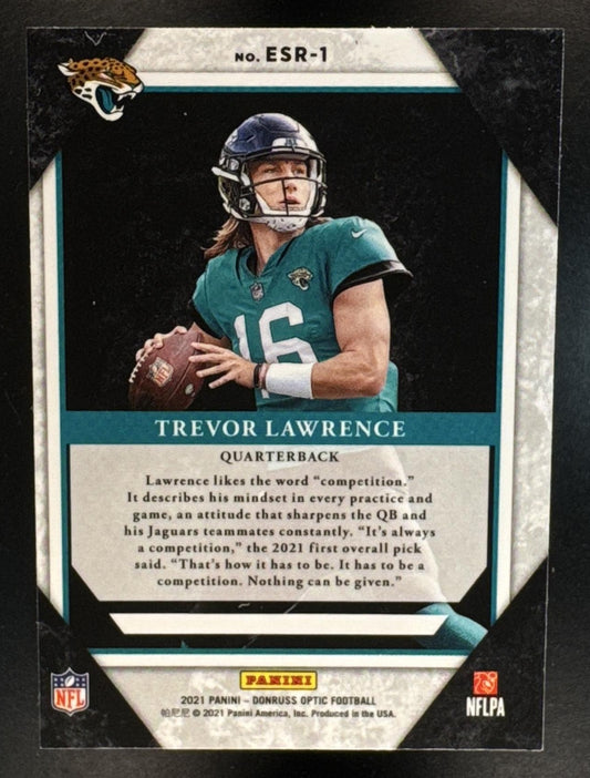 2021 Panini Donruss Optic Trevor Lawrence #ESR-1 The Elite Series Rookies RC Jaguars