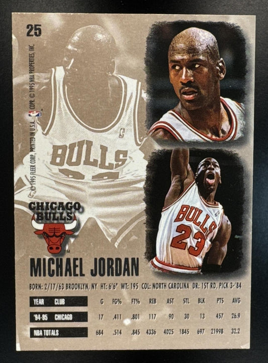 1995-96 Fleer Ultra Michael Jordan #25 Bulls