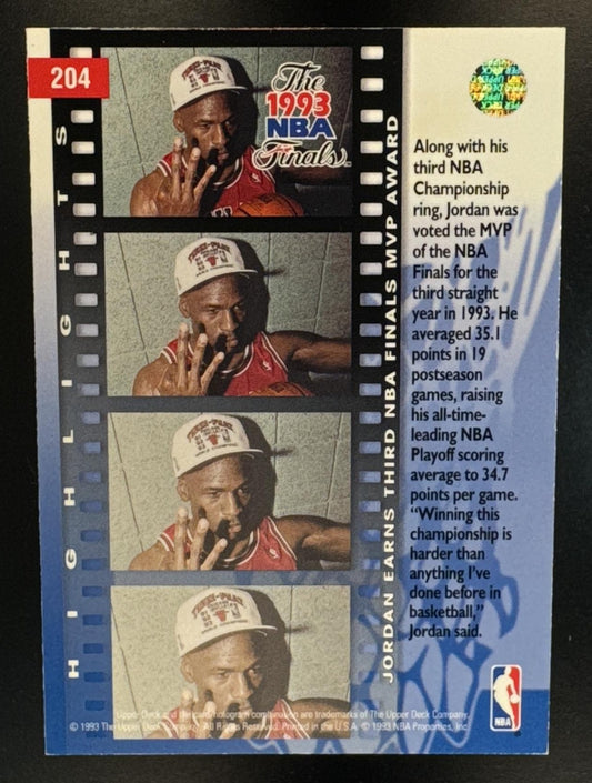 1993-94 Upper Deck Michael Jordan #204 Bulls