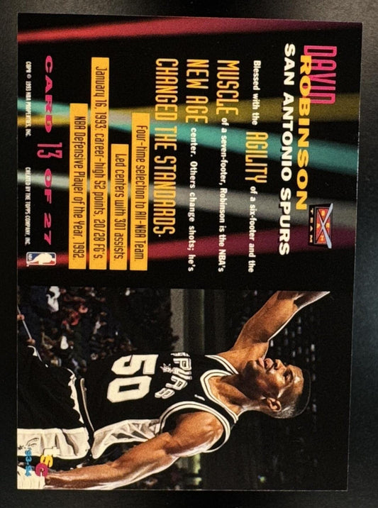 1993-94 Topps Stadium Club David Robinson #13 Beam Team Spurs