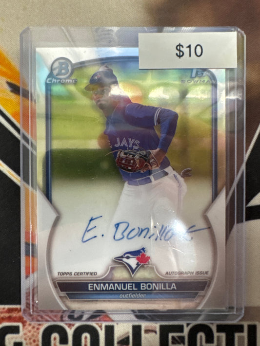 2023 Topps Bowman Chrome MLB Enmanuel Bonilla 1st Bowman Autograph