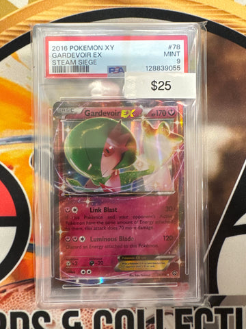 2016 Pokémon XY Gardevoir Ex 78/114 Steam Siege PSA 9