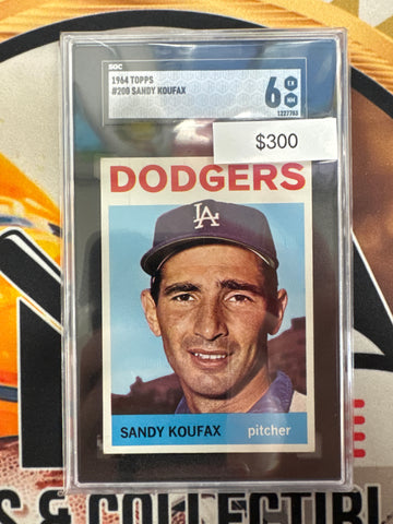 1964 Topps MLB Sandy Koufax SGC 6