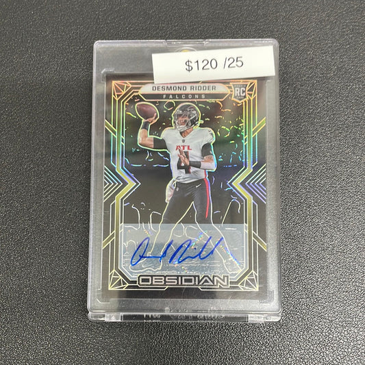 2022 Obsidian Desmond Ridder Rookie Auto /25