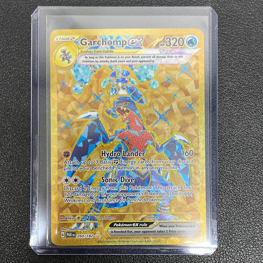 Pokémon Garchomp ex Hyper Rare (Paradox Rift) 260/182
