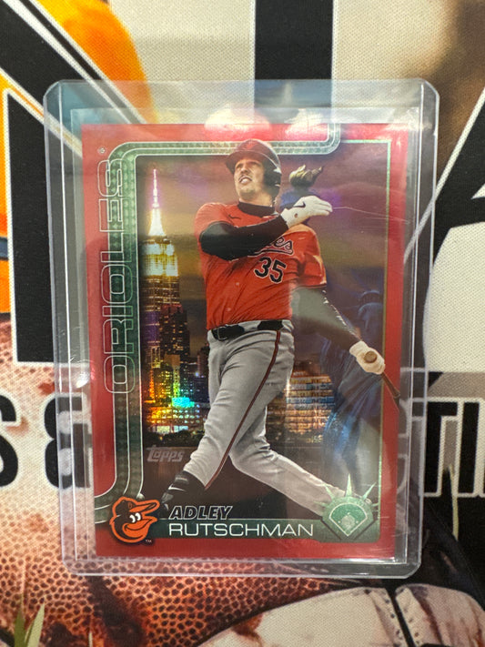 2025 Topps Series 2 MLB Adley Rutschman New York Red Refractor /5