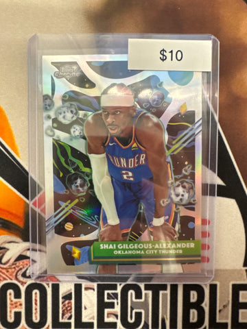2026 Topps Chrome Cosmic NBA Shai Gilgeous-Alexander Silver Refractor