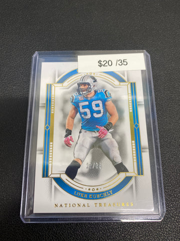 2023 Panini National Treasures Luke Kuechly /35