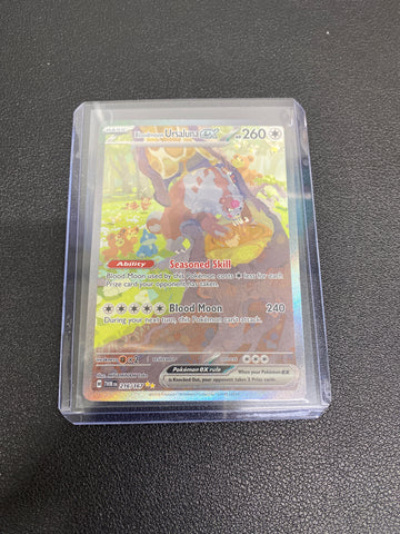 Pokémon Bloodmoon Ursaluna ex Twilight Masquerade SIR 216/167