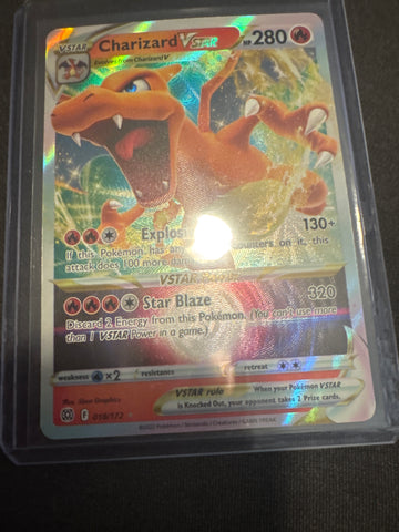Pokemon Charizard Vstar 018/172 Brilliant Stars