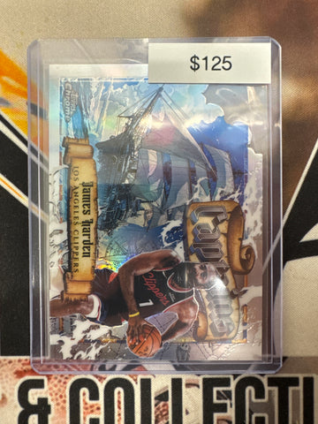 2026 Topps Chrome NBA Update James Harden Captains Die-Cut Refractor SSP