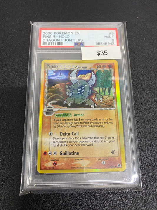 Pokémon Pinsir Dragon Frontiers Holo 9/101 PSA 9