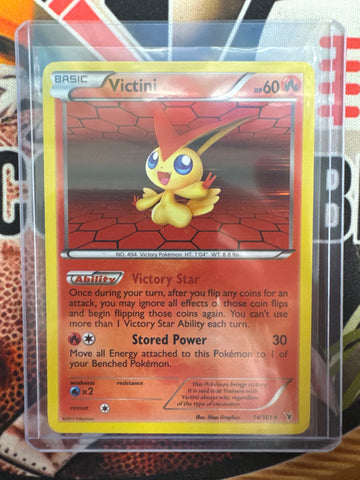 Pokémon Victini Holo Noble Victories 14/101 NM