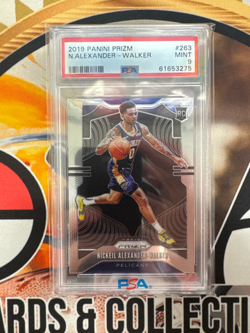 2019 Panini Prizm NBA Nickeil Alexander-Walker Rookie PSA 9