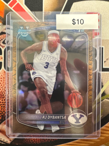 2025-26 Topps Bowman Chrome Basketball AJ Dybantsa 1st Bowman Reptilian