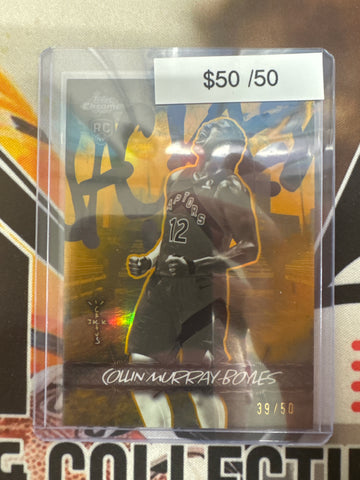 2026 Topps Chrome NBA X Cactus Jack Collin Murray-Boyles Rookie Jacked Up Gold Refractor /50
