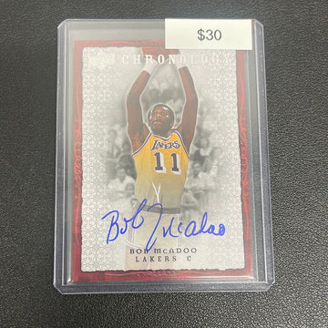 2007-08 NBA Chronology Bob McAdoo Auto