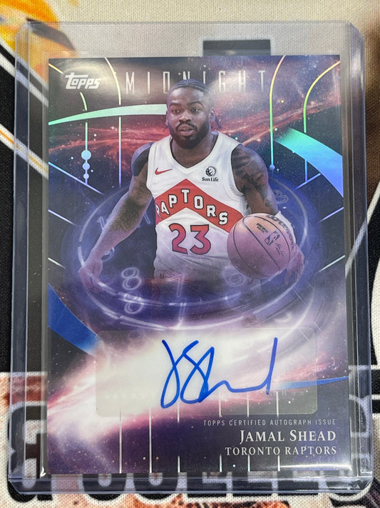 2025-26 Topps Midnight Basketball Jamal Shear Stroke Of Midnight Auto