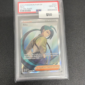 2023 Pokémon Rika Paradox Rift Ultra Rare 241/182 PSA 10