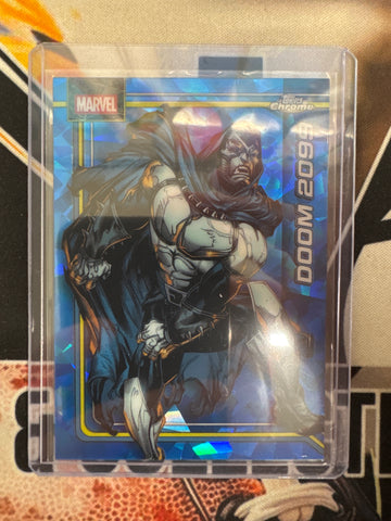 2026 Topps Chrome Marvel Sapphire Doom 2099 Base