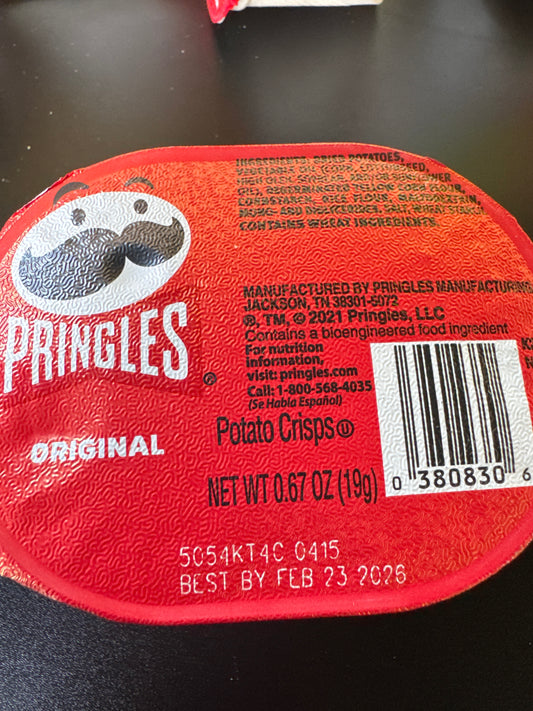 Cafe Pringles Original potato crisp