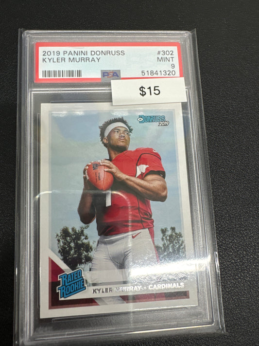 2019 Donruss Kyler Murray PSA 9