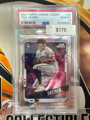 2024 Topps Chrome Cosmic MLB Paul Skenes Rookie PSA 10