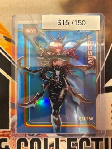 2026 Topps Chrome Marvel Misery Blue Refractor /150