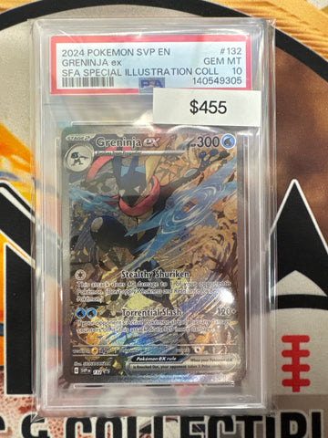 Pokemon Greninja ex SVP 132 PSA 10