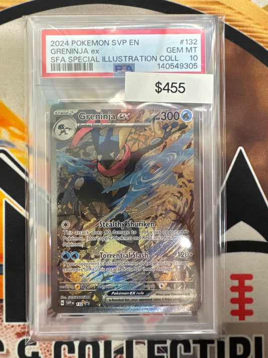 Pokemon Greninja ex SVP 132 PSA 10