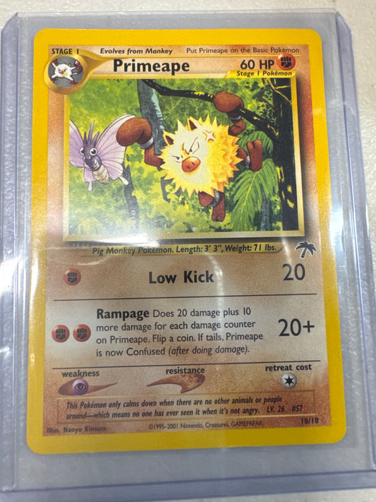 Pokémon Primeape Southern Islands 18/18