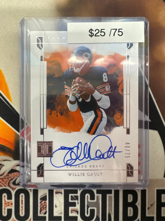 2024 Panini Impeccable NFL Willie Gault Illustrious Ink Autograph Orange /75