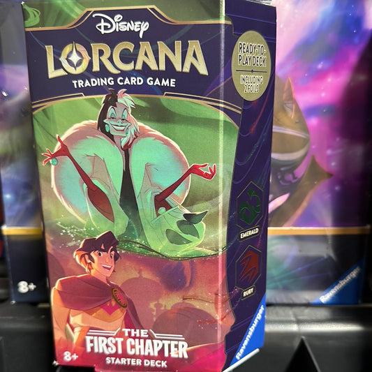 Disney Lorcana The First Chapter Emerald & Ruby Starter Deck