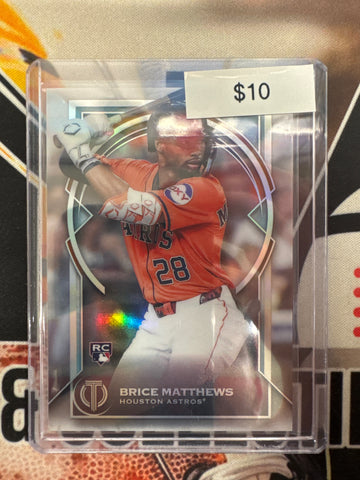 2026 Topps Tribute MLB Brice Matthews Rookie Base Refractor