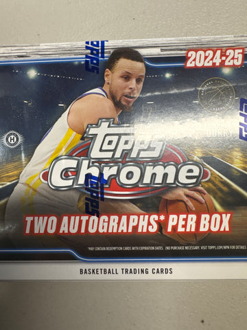 2024-25 Topps Chrome basketball breaker’s delight HTA hobby