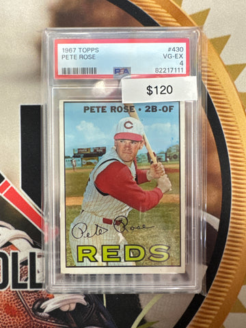 1967 Topps MLB Pete Rose PSA 4