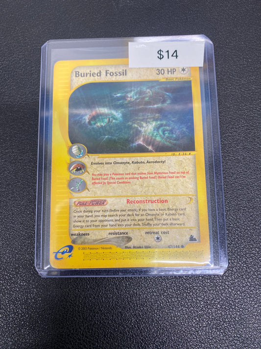 Pokémon Buried Fossil Skyridge 47/144