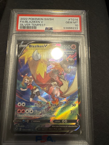 Pokemon Blaziken V TG14/TG30 PSA 10