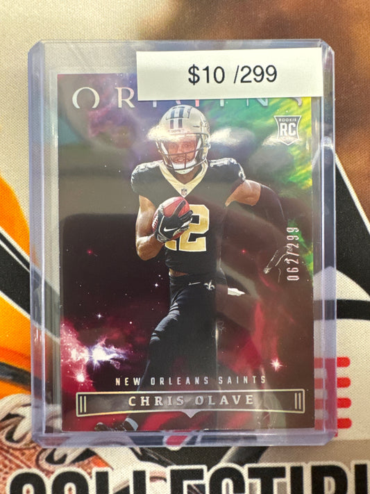 2022 Panini Origins NFL Chris Olave Rookie Red Refractor /299