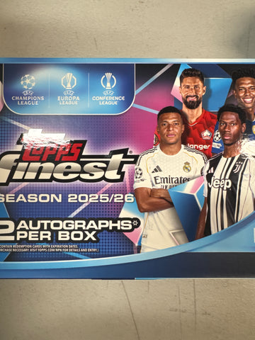 2025-26 Topps Finest UEFA Champion’s League Hobby