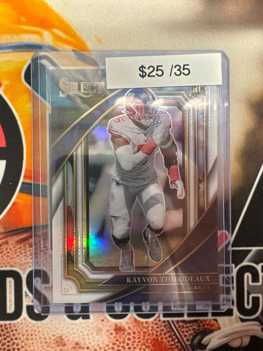 2022 Panini Select NFL Kayvon Thibodeaux Rookie White Prizm /35