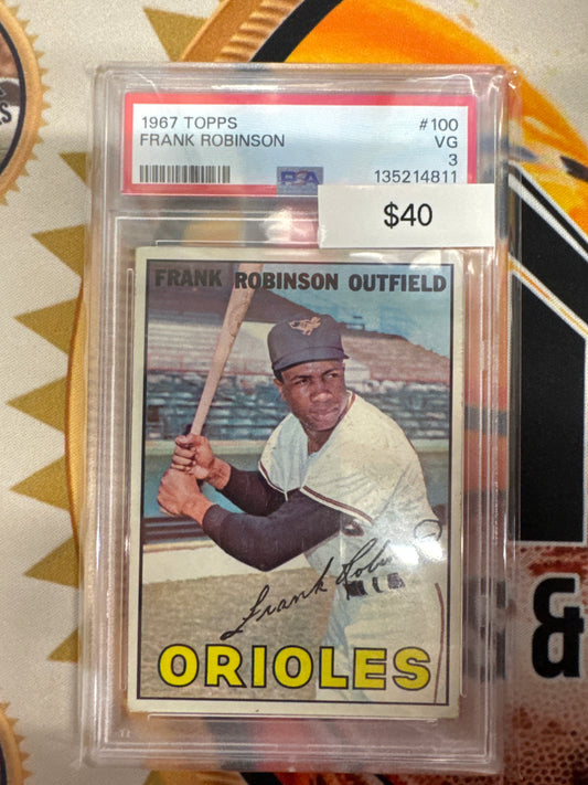 1967 Topps MLB Frank Robinson PSA 3