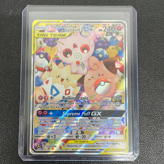 Pokémon Togepi & Cleffa & Igglybuff GX (Promo) 143a/236